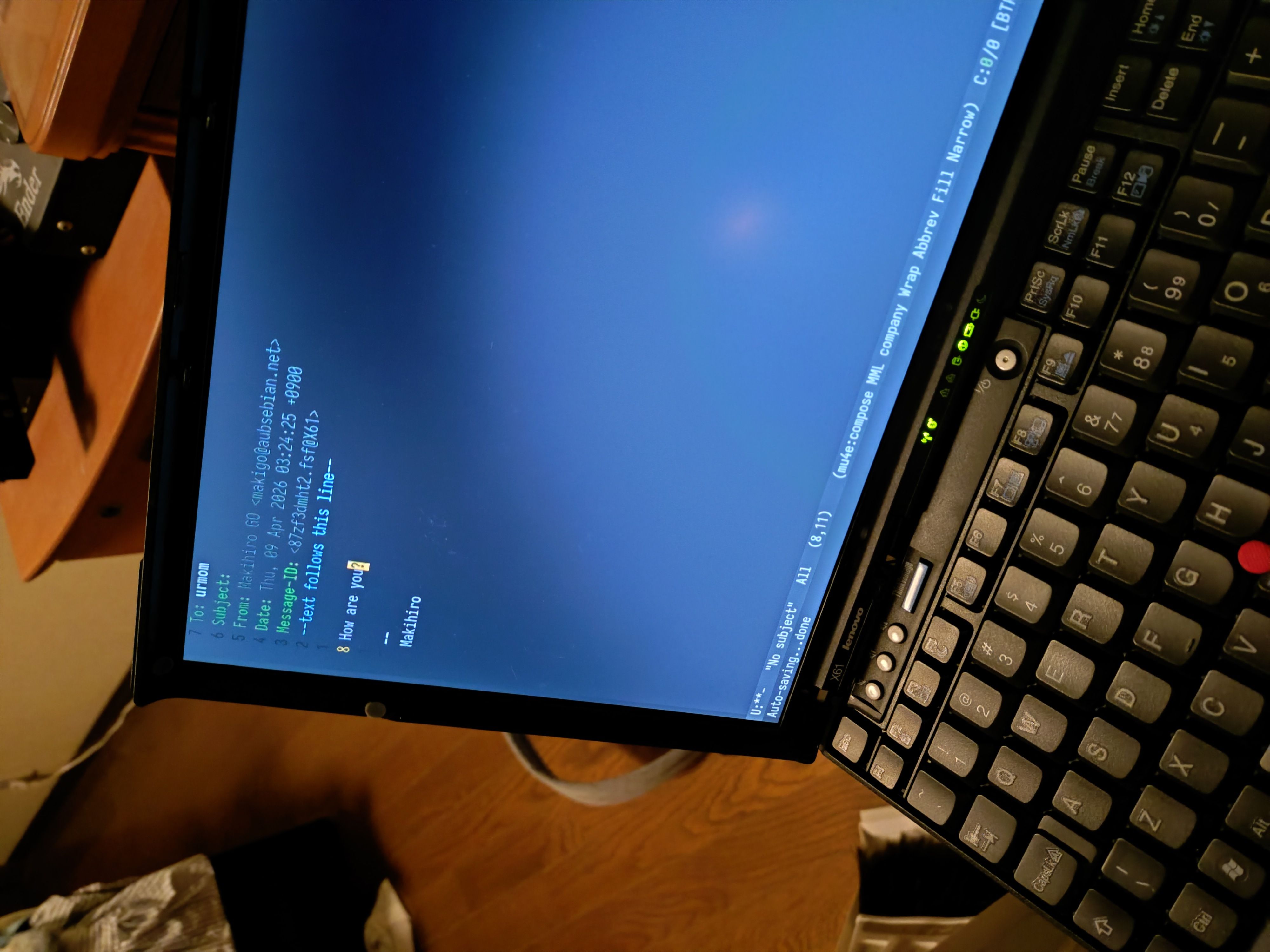 email in Emacs (mu4e)